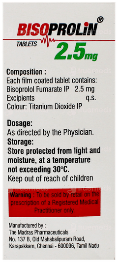 Bisoprolin 2.5Mg Tablet 10